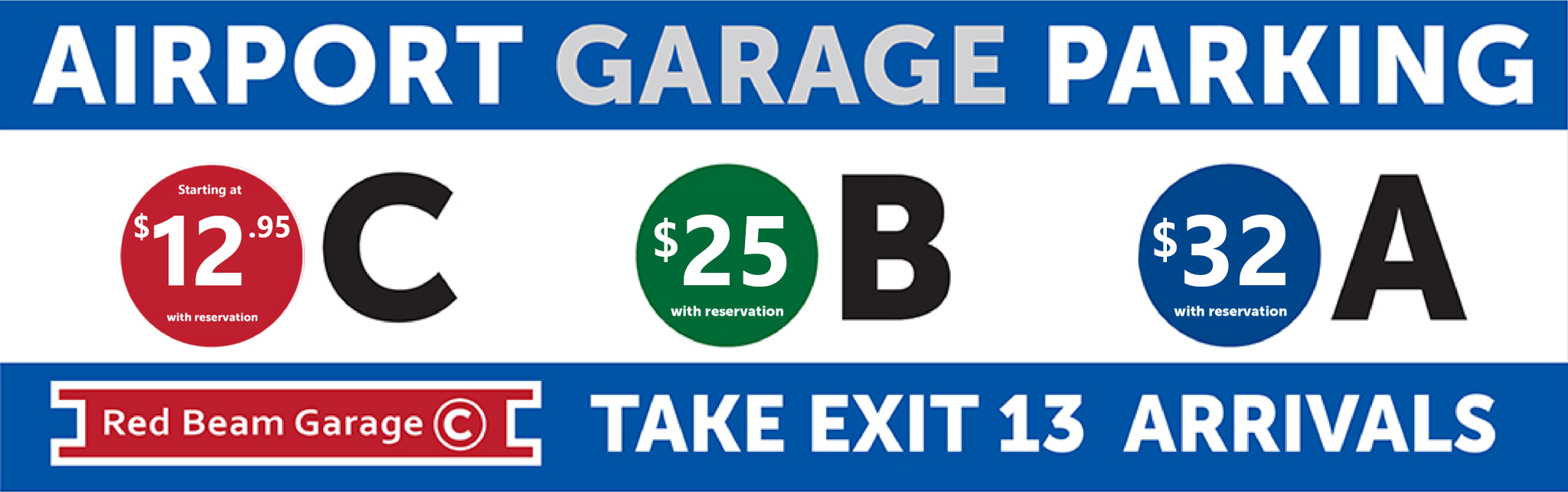 TF Green Airport Parking Red Beam Garage C